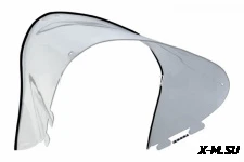 Стекло ветровое для снегохода Polaris (высота 46см, толщина 2мм, МПК)