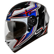 Шлем SHIRO SH600 PONS BLUE RED