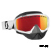 Очки HUSTLE SNOW CROSS white/black enhancer red