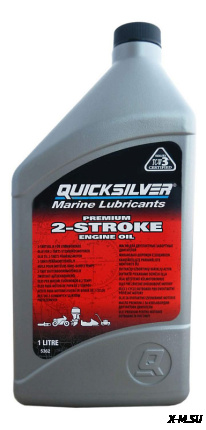 Масло 2T  QUICKSILVER (MERCURY) (TCW3-LITRE @6) 1л.