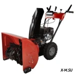Снегоуборщик бензиновый DDE ST6561LE (двиг-ль Loncin 6,5 л.с, 24'', 5 вперёд/2 назад, 14&quot; колёса, эл. старт, LED фара, управление выбросом на панели)