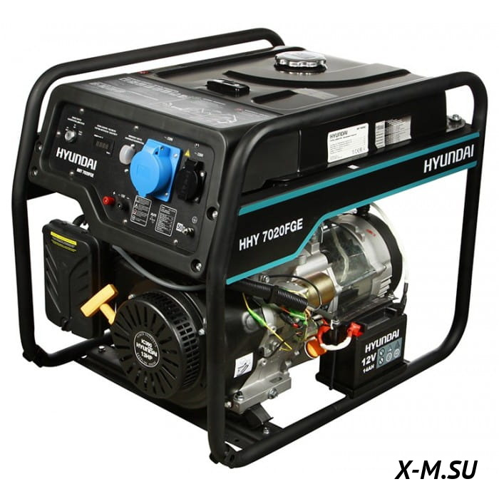 Генератор газовый HYUNDAI HHY 7020FGE Генератор газовый HYUNDAI HHY 7020FGE