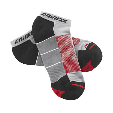 Носки MOTORBIKE FOOTIE  SOCK ROSSO/GRIGIO/NERO