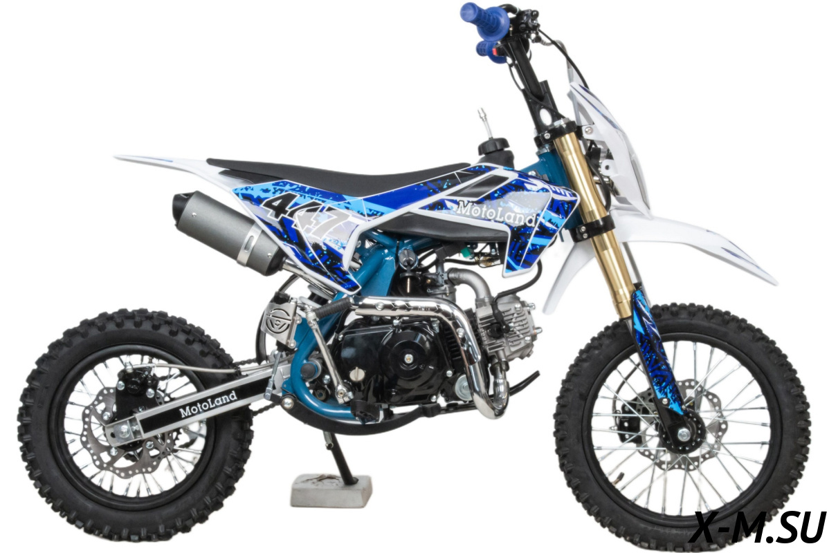 Мотоцикл MOTOLAND (МОТОЛЕНД) TCX125 E 14/12 + фара синий