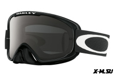 Очки для мотокросса детские OAKLEY O-Frame XS Solid черные глянцевые / темно-серая (OO7030-21)