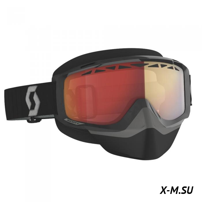 Очки Split OTG Snow Cross LS (2020') black/grey light sensitive red chrome Очки Split OTG Snow Cross LS (2020') black/grey light sensitive red chrome
