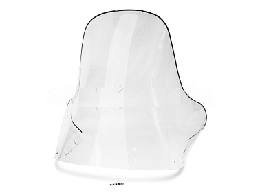 Стекло ветровое высокое для снегохода Polaris Widetrak (высота 63см, толщина 3мм, МПК)