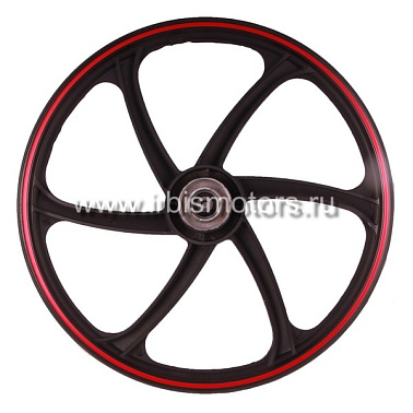 Диск колесный R17 передний 1.2-17 (литой) (диск. 4x54) (5 закруг. лучей); IROKEZ